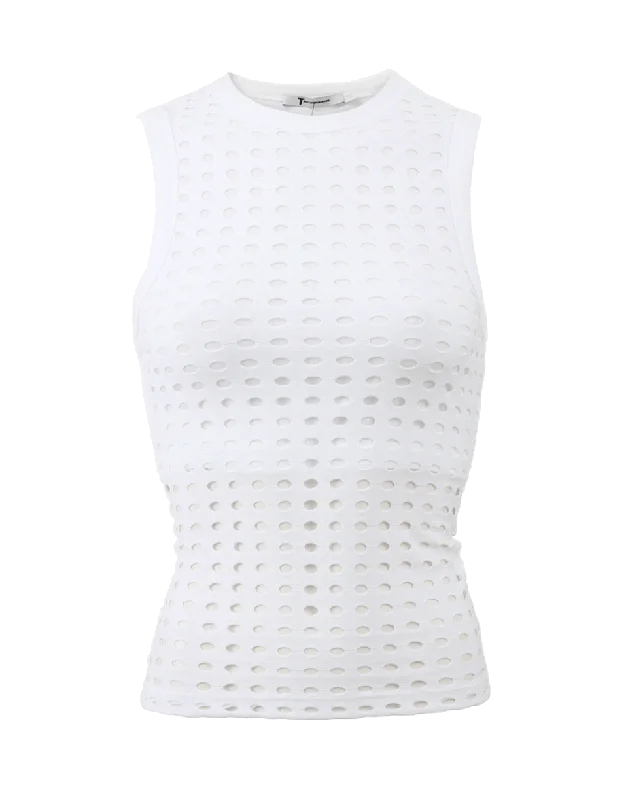 Cicular Hole Jacquard Tank