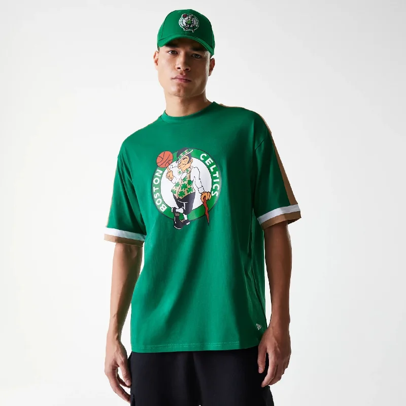 Boston Celtics NBA Panel Green Oversized T-Shirt