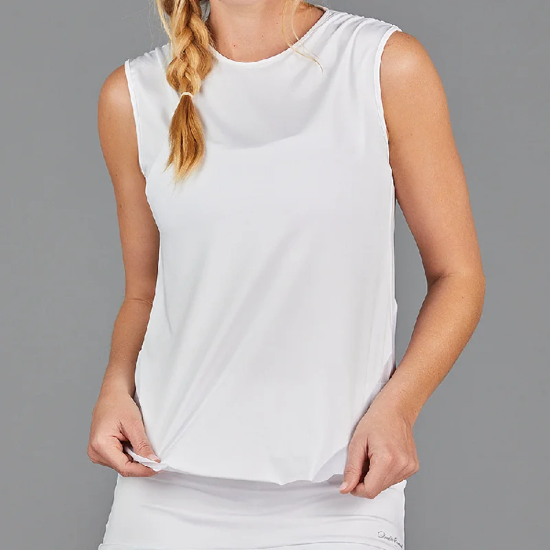 Juliette Sleeveless Top (white)