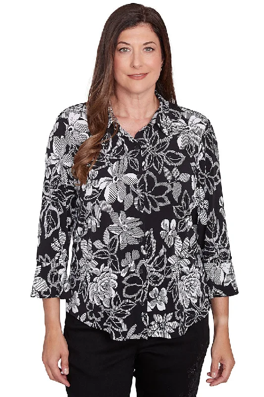 Wild At Heart Floral Puff Print Shirt