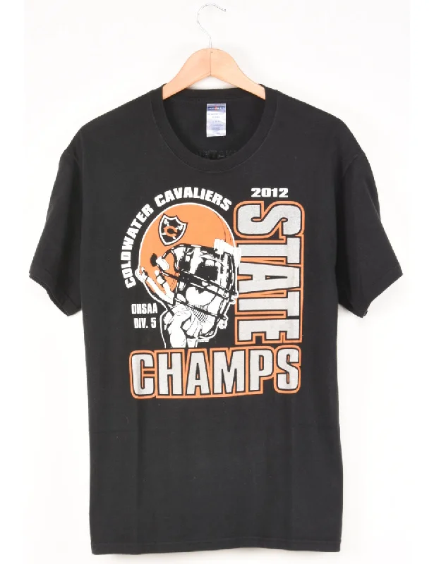 Jerzees State Champs Printed T-shirt - L