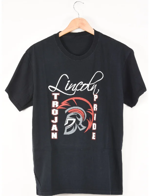 Lincoln Trojan Pride Printed T-shirt - M