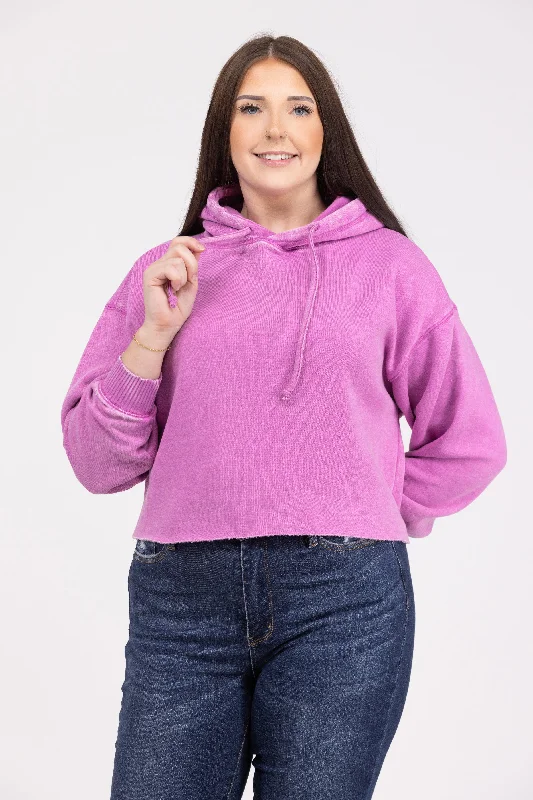 Not Much Has Changed Women's Bright Cropped Hoodie