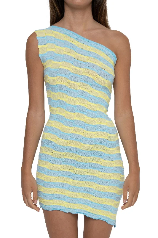 Ete Dress (Yellow/ Blue)