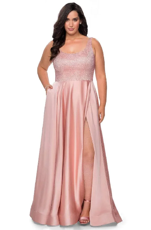 La Femme - 28879 Scoop A-Line Junior Prom Gown