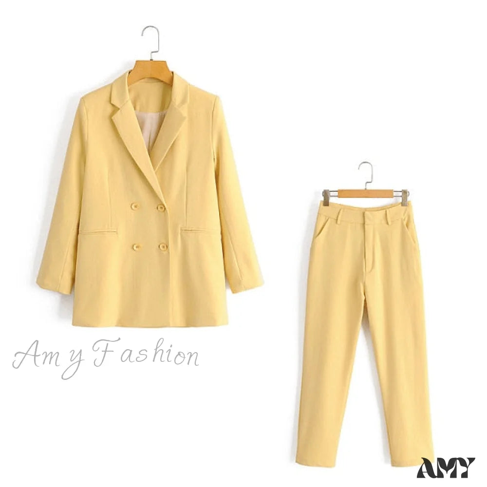 Yellow Pants Set