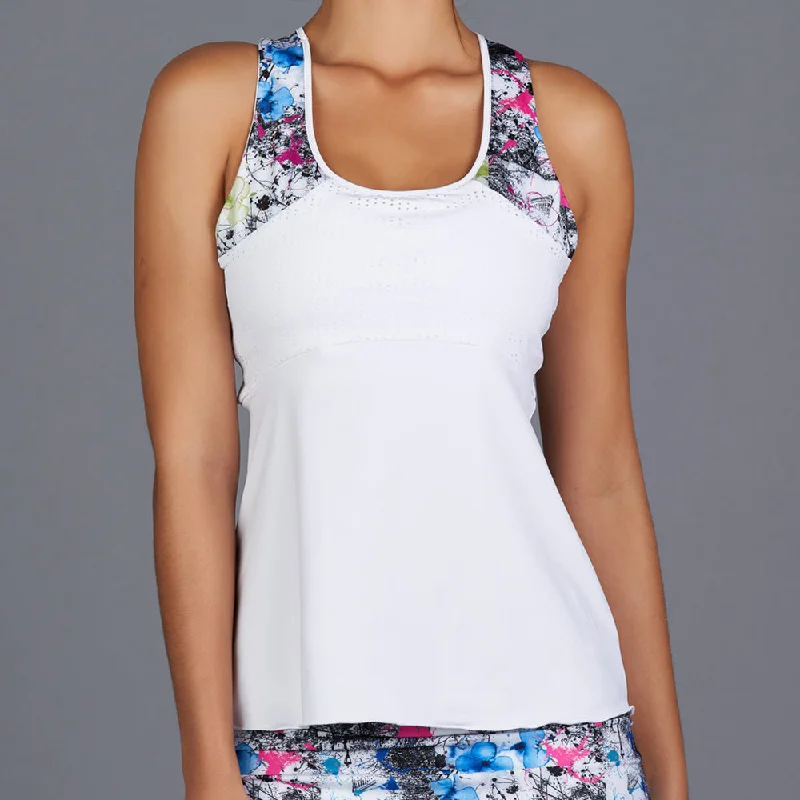 City Etch Racerback Top (white)