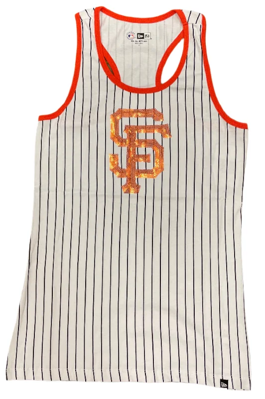 New Era Women's San Francisco Giants Pinstripe Tank Top