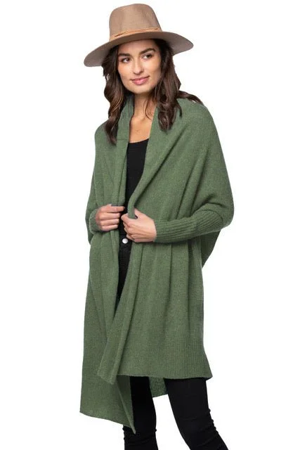 100% Cashmere Cocoon Shawl Jacket in Favorite Colors