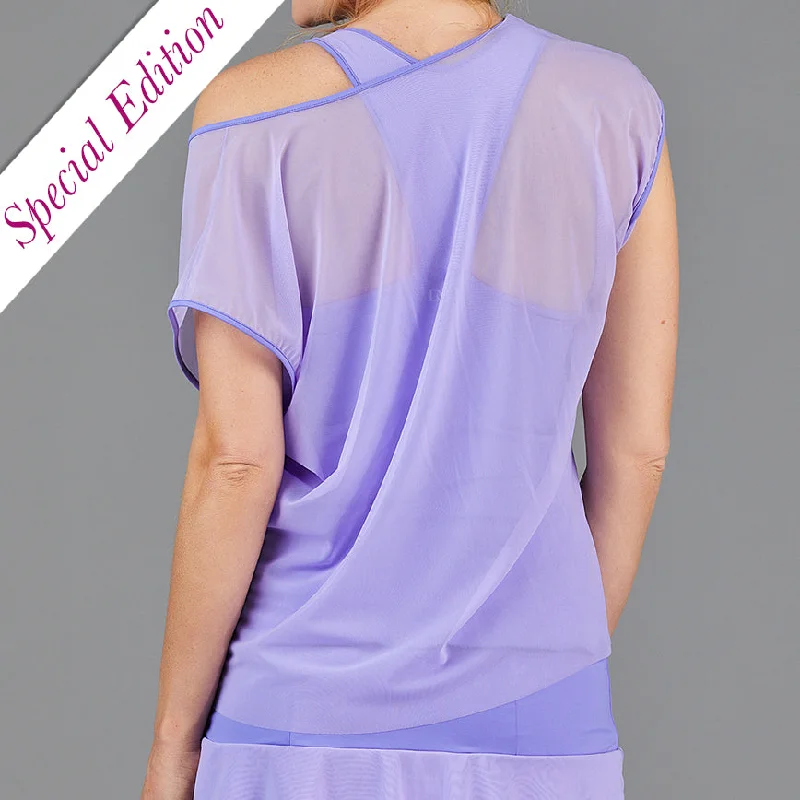 Juliette Mesh Layer Tee (lavender)