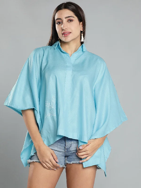 SkyBlue Kaftan Top - Enigma Confident Women's Power